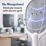 Rechargeable Mosquito Racket With Box & Stand – Electric Insect Killer Bat For Indoor And Outdoor Use | Insects Killer | Mosquito Killer Racket (Random Color)