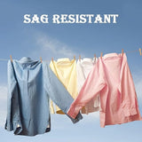 Portable Laundry Rope Clothesline – Adjustable Clothes Drying Line With Hooks | Strong & Durable For Indoor & Outdoor Use (10 Meter)
