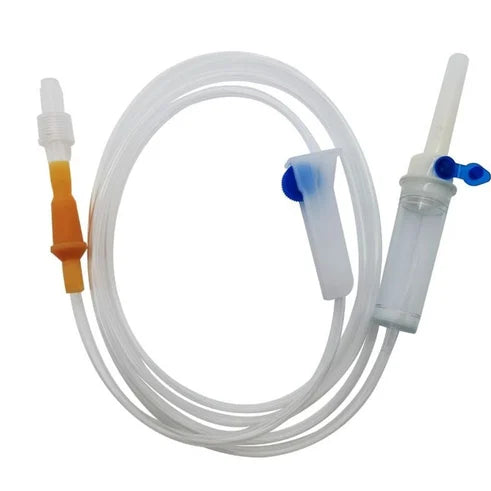 Disposable I.V Drip Set – Sterile Intravenous Infusion Set With Regulator