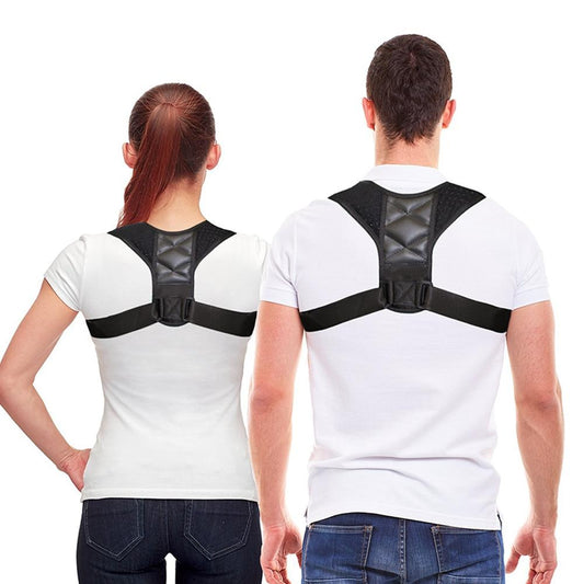 SN-660 Smart Care Brand Posture Corrector Upper Back Support Strong Grip Shoulder Support Relief And Back Pain Relief Belt - Adjustable Posture Support Brace For Men And Women