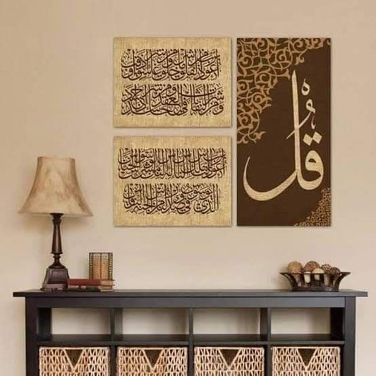 Home Decoration Item 3 Pcs Wall Decor Photo On Wall Canvas Art Decor For Home Easy Set Up