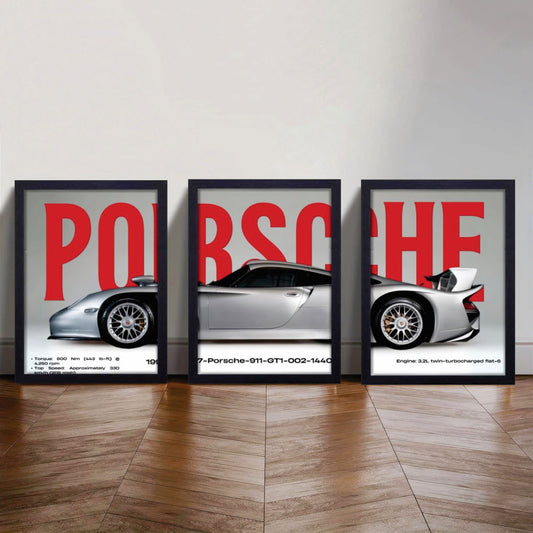 Set Of 3 Premium Wall Art Photo Tiles – Modern Home Decor Sets
