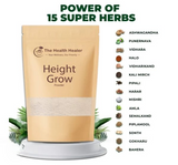 The Health Healer Height Grow Powder Natural Height Increase Supplement For Daily Growth And Wellness - 70g