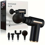 Massage Gun 5 In 1 Multifunctional Electric Full Body Massage Equipment Set - 6 Speeds With 4 Massage Heads For Deep Tissue Relief And Relaxation (Random Color)