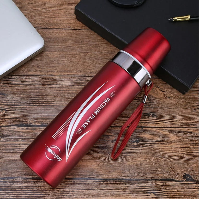 Business Affairs Fashion 750 Ml Stainless Steel Vacuum Flasks - Drinkware Product Designed For Hydration And Daily Beverage Routine (Random Color)