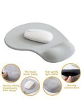 Premium Ergonomic Gaming Mouse Pad With Wrist Support – Non-Slip Base & Comfortable Memory Foam Design (Random Color)