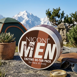 NICONI MEN Enzyme De-Tan Pack For Face & Body – Tan Removal & Skin Care Pack 120gm