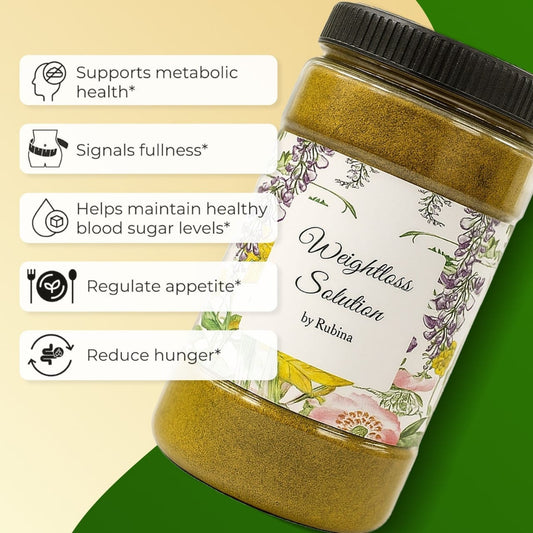 Dr. Rubina Weight Loss Solution | Herbal Slimming, Digestion & Energy Support Formula (150g)