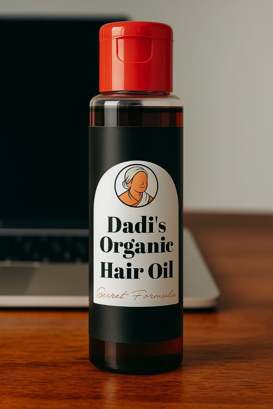 Dadi’s Organic Hair Oil: The Ayurvedic Secret For Ultimate Hair Health. This Cold-Pressed, Herbal Elixir Is Best For Combating Hair Fall 100ml