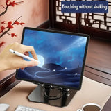 360° Rotating Metal Tablet & Mobile - Adjustable, Foldable, And Portable Desk Mount With Cooling Design For Phones, Tablets, And Small Devices, Device Cooling Stand | Stainless Steel Stand, Tablet Holder Stand - Random Color
