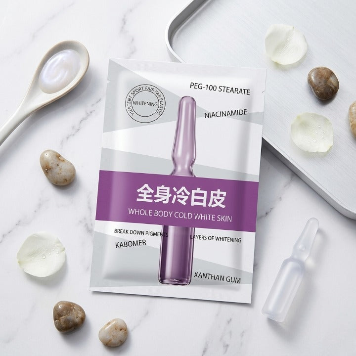 Whole Body Cold White Skin Whitening Ampoule Serum – Advanced Niacinamide Formula - 120gm