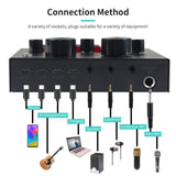 V8 Bm-800 Podcast Mic Set With Live Sound Card Condenser Microphone With Rechargeable 12 Kinds Of Auxiliary Background For Karaoke Singing Youtube Recording Mic