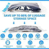 Vacuum Storage Bags Set Of 5 With Hand Pump Space Saver Compression Bags For Clothes Bedding And Travel