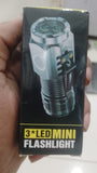 Rechargeable 3-LED Mini Flashlight – Portable Emergency Touch Light