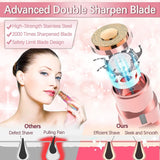 2 In 1 Eyebrow Trimmer And Shaver, Recebrow Removal Flawless Hair Remover 2 In 1 Hair Remover Trimmer For Women, Flawless Facial Machine Razor, Painless Eye (With Box )