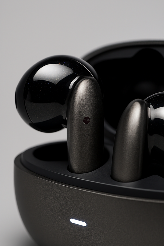 InTouch INT-W03 Wireless Bluetooth Earbuds – ANC + ENC, Long Battery Life, High-Quality Sound, Perfect For PUBG Gaming