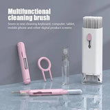 7in1 Keyboard Cleaning Kit | 7-In-1 Keyboard Cleaner Brush Kit – Multi-Function Earphone Cleaning Pen & Keycap Puller Tool Set