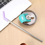 40oz Thermos Travel Mug With Handle, Leakproof Lid & Stainless Steel Straw – Double Wall Insulated Hot & Cold Tumbler - Random Color