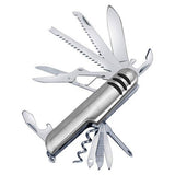 7 In 1 Multifunctional Metal Keychain Stainless Steel Travel Tool With Good Finishing
