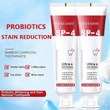 Yayashi SP 4 Ultra Whitening Toothpaste – Strong Stain Removal & Fresh Breath Daily Oral Care (120g)