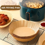 Pack Of 50 Air Fryer Liners | Disposable Air Fryer Plates | Butter Paper Liner For Air Fryer