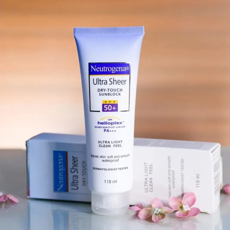 Neutrogena Ultra Sheer Sunblock Liquid 118ml Lightweight Broad Spectrum Protection