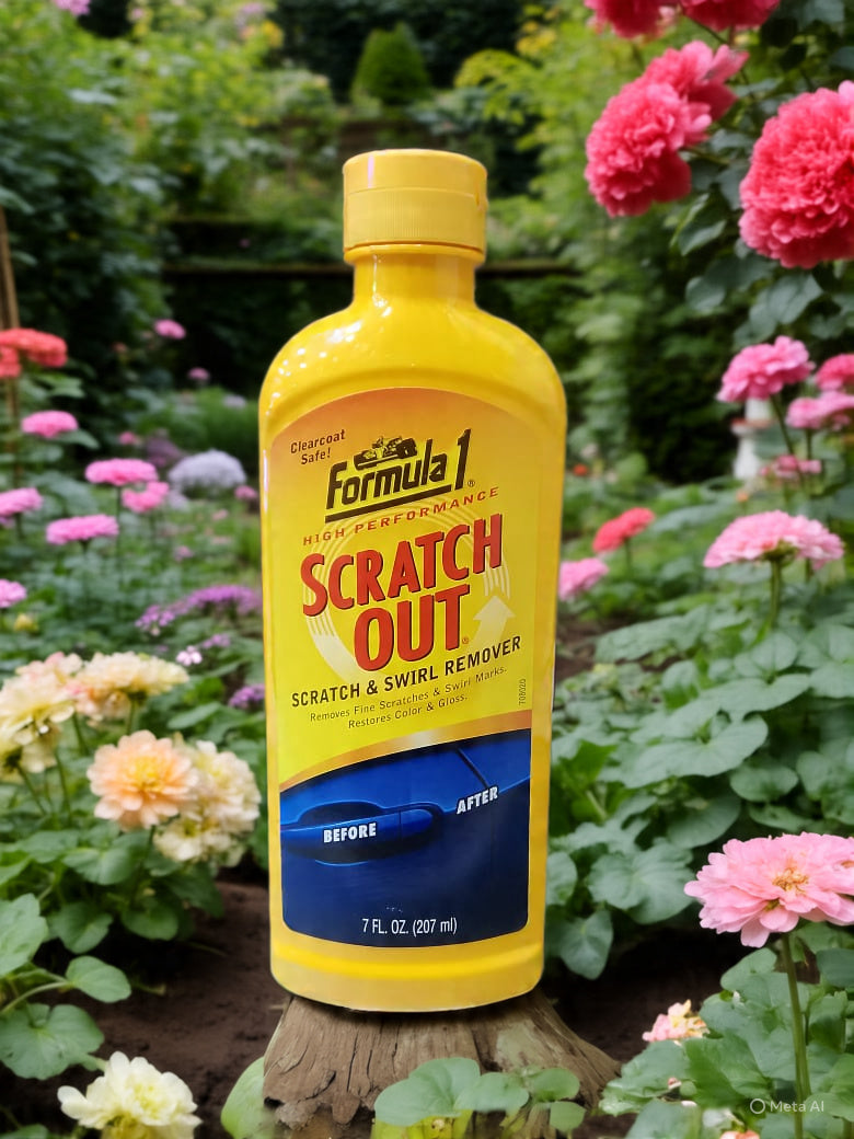 Formula 1 Scratch Out Scratch & Swirl Remover 207ML – High Performance Car Paint Scratch Remover & Gloss Restorer