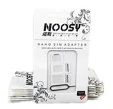 Noosy 4-In-1 SIM Card Adapter Kit - Electronic Accessory Designed For SIM Conversion And Mobile Device Connectivity Routine