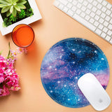 G7 Stitched Round Mouse Pad – Galaxy Design | 250×250×2mm