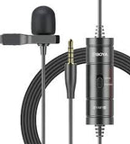 Boya BY M1 Professional Lavalier Lapel Microphone 3.5mm Clip On Mic For Android Smartphone DSLR Camera PC Audio Video Recording