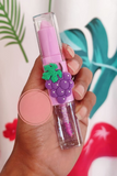 2 In 1 Flavored Fruit Lip Balm Plus Lip Oil Providing Smooth Application Gentle Care - Multicolor