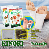 Kiyome Kinoki Detox 10 Pcs Foot Pads – Pain-Free Cleansing Patches For Night Detox, Stress Relief & Body Toxin Removal – Improves Circulation & Vital Organ Support