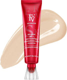 Fv Foundation Waterproof With Medium Coverage, Oil-Free & Long Lasting, Matte Orever Foundation For Oily/Normal Skin, Forever Liquid Makeup Foundation For Face, 30g Ivory