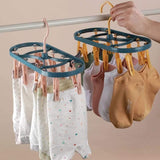 Home Square 12 Clip Underwear Socks Drying Hanger - ( Pack Of 2 ) In Pakistan