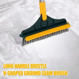 Home Square 2-in-1 Floor Bathroom Brush Scrub & Wiper In Pakistan