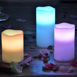 3 Piece LED Candle Set