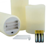 Home Square 3 Piece LED Candle Set In Pakistan