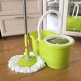 Home Square 360-Degree Microfiber Magic Spin Mop Set - Home Cleaning Tools with Microfiber Mop Head In Pakistan