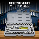 40 PCS COMBINATION SOCKET WRENCH SET