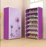 Home Square 8 Layer Printed Shoe Rack In Pakistan