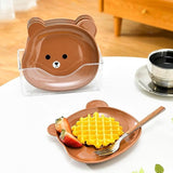 Home Square 8pcs Bear Snack Plate Set In Pakistan