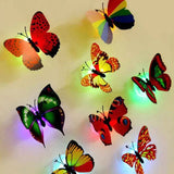 Home Square 8Pcs LED Butterfly Wall Sticker In Pakistan