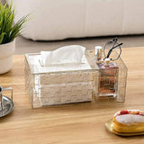 Home Square Acrylic Tissue Box With Holder In Pakistan