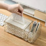 Home Square Acrylic Tissue Box With Holder In Pakistan