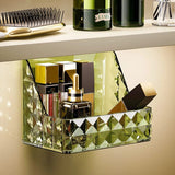 Acrylic Wall-Mounted Cosmetic Organizer Rack