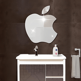 Home Square Apple Shaped Sticker Mirror In Pakistan