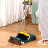 Broom And Folding Dustpan Set