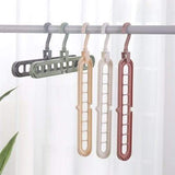 Home Square Clothes hangers 9-hole Multi-port Support Circle - (Pack of 2) In Pakistan