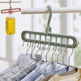 Clothes hangers 9-hole Multi-port Support Circle ( Pack of 3 )