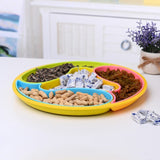 Home Square Creative 4 Compartment Multi-Purpose Serving Tray  Random Colors In Pakistan